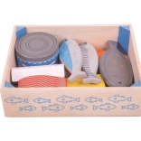 Wooden Seafood in a Box Bigjigs Toys