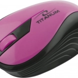 Kabellose optische Maus Titanum rosa