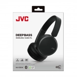 JVC kabellose On‑Ear‑Kopfhörer HA-S36W Schwarz
