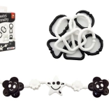 High-contrast baby toy set – rattles, teether, and hanging stroller bar