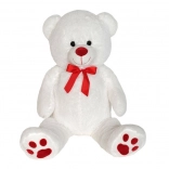 Plush Bear with Red Bow 100 cm
