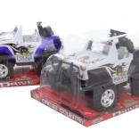 Off-road police car with pull-back drive