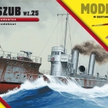 Polish Destroyer ORP Kaszub 1935 model 1:400
