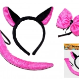 Carnival Cat Set – Ears, Bow Tie and Tail