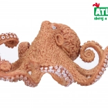 Hand-painted octopus figurine 10.5 cm