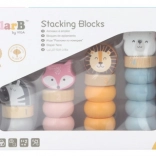 Montessori Puzzle Éducatif en Bois PolarB avec Animaux