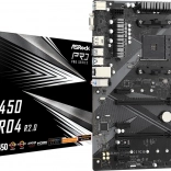 ASRock B450 Pro4 R2.0 – gaming-moederbord AM4 ATX met M.2, HDMI en USB 3.2