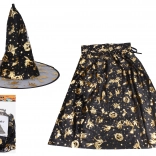 Kids' Carnival Witch Costume – Hat and Cape