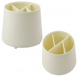 Multifunctionele organizer voor cosmetica en kantoorbenodigdheden beige