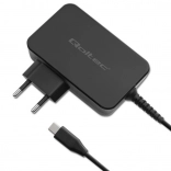 Qoltec GaN Power Pro USB‑C Ladegerät 90 W Schwarz