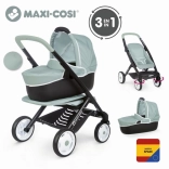 Combinatiepoppenwagen MAXI-COSI 3-in-1 turquoise-grijs
