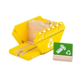 Wooden Recycling Container for BIGJIGS RAIL Train Set