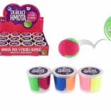 Bouncy molding compound in a cup 7 × 6 cm, mix of 3 colors