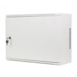 Wandmontierter Niedrigprofil-Rackschrank 19" 4U + 3U, 540 × 200 mm, grau