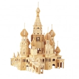 Woodcraft wooden 3D puzzle St. Petersburg church