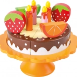 Small Foot Wooden Birthday Fruit Cake
