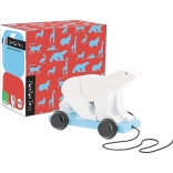 Vilac pull-along polar bear Pompon