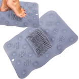 Antislip massage-mat voor douche en bad voor het reinigen van de voeten