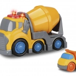 Kiddy cement mixer truck with effects and mini tipper