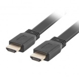 Black Flat HDMI Cable v2.0 5 m