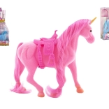 Licorne cheval en peluche avec selle 21 cm – 3 couleurs
