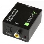 Digital Converter Toslink SPDIF, Coaxial Audio to Analog Stereo RCA L/R