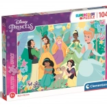 Clementoni Glitter Puzzle Disney Princesses in the Garden 104 pieces