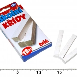 White School Chalk 12 pcs