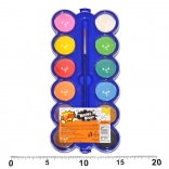 Watercolors with Brush, 12 pcs