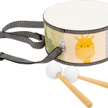 Small Foot kids’ drum Colorful Safari with drumsticks