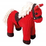 Bino Plush Horse with Sounds Red