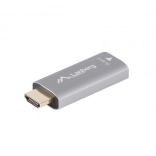 HDMI-Adapter (M) auf DisplayPort (F) 4K silber