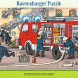 Puzzle 15 Pieces Firefighters