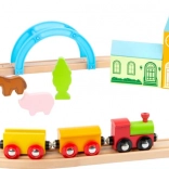 Wooden Train Set City and Countryside SMALL FOOT
