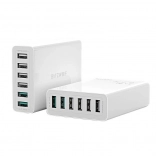 USB-Ladegerät 6 Ports BlitzWolf QC 3.0, 60W weiß