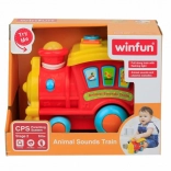 Interactieve trein met dierengeluiden