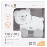 Wooden Pull Toy Polar Bear