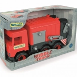Red WADER MIDDLE TRUCK Garbage Truck in Box