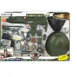 Military set with helmet