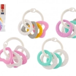 Teething Set with Colorful Plastic Rings