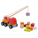 Cubika Wooden Crane Truck with Magnet