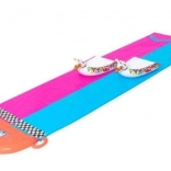 Roze-blauw met matrassen