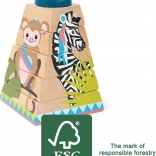 Houten stapeltoren Jungle small foot