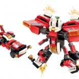 Qman Guardians of the Core Star Racing Car Scarlet Wings 2in1
