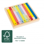 Educational Colorful Table SMALL FOOT from FSC Wood