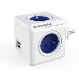 Steckdosenverteiler PowerCube Original USB blau