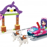 Qman Cherry hondenslede uit Alaska bouwset