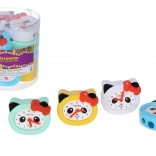 Double-hole Pencil Sharpener with Shavings Reservoir – Panda Clock