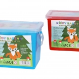 Colorful Sidewalk Chalk in a Bucket – 15 pcs