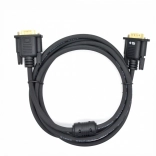 VGA cable 1.8 m black gold-plated
